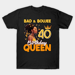 Birthday Queen Shirt for Black Women - Afro Woman Gift For Girls Women T-Shirt